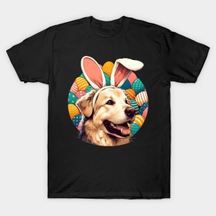 Easter Joy with a Drever in Bunny Ears T-Shirt